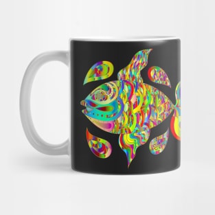 Colorful Rainbow Fish Mug